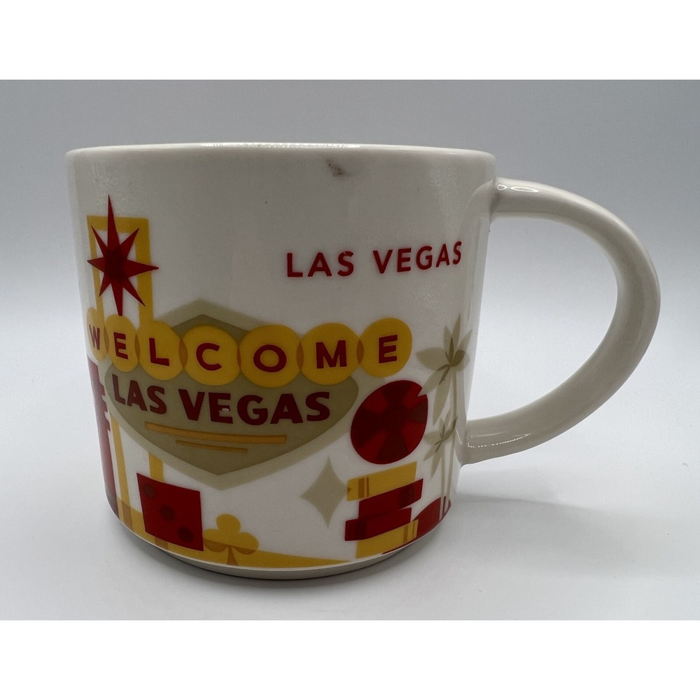 STARBUCKS COFFEE - 2015 LAS VEGAS - YOU ARE HERE - 14 oz Ceramic Mug Cup